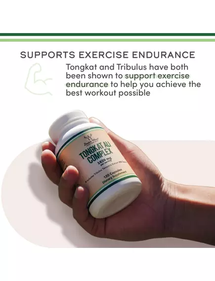 Double Wood Tongkat Ali Complex / Екстракт Тонгкат Алі 1020 mg 120 капсул, фото 7 від магазину біодобавок nutrido.shop