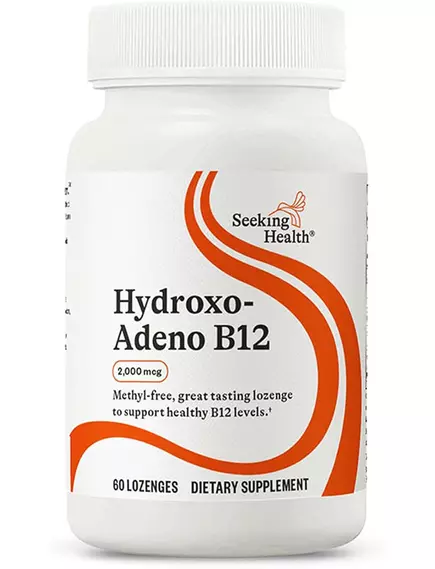 SEEKING HEALTH HYDROX-ADENO B12 / Б12 АДЕНОЗІЛКОБАЛАМІН І ГІДРОКСИКОБАЛАМАН 60 ЛЬОДЯНИКІВ, фото 5 від магазину біодобавок nutrido.shop