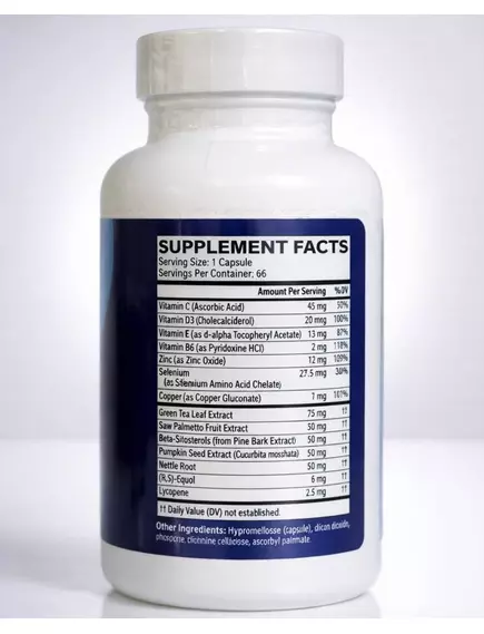 Neurobiologix Prostate Restore / Відновлення простати 66 капсул, фото 4 в магазине биодобавок nutrido.shop