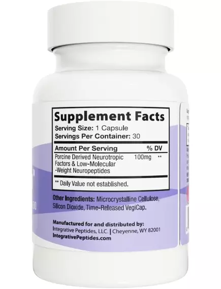 INTEGRATIVE PEPTIDES CEREBROPEP / ПЕПТИДИ ЦЕБРО ПЕП ДЛЯ КОГНІТИВНОГО ЗДОРОВ'Я 30 КАПСУЛ, фото 6 від магазину біодобавок nutrido.shop