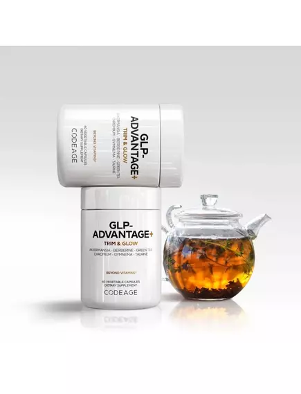 CodeAge GLP-Advantage / Підтримка метаболічного здоров'я з берберином, акермасією та таурином 60 капсул, фото 14 від магазину біодобавок nutrido.shop