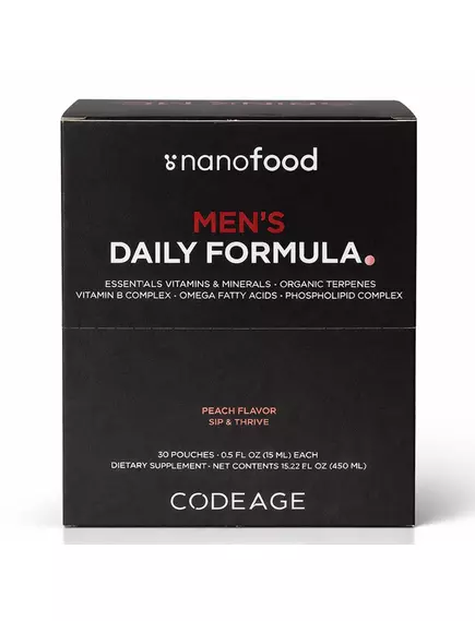 CodeAge Men's Daily Multivitamin Liposomal / Ежедневные мультивитамины для мужчин липосомальные 30 с, фото 6 в магазине биодобавок nutrido.shop