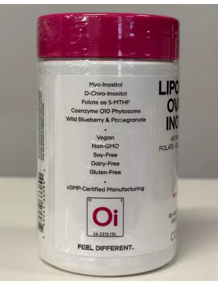 CodeAge Liposomal Ovarian Inositol / Ліпосомальний інозитол здоров'я яєчників 120 капсул, фото 9 від магазину біодобавок nutrido.shop