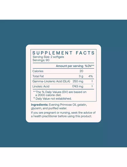 BODYBIO EVENING PRIMROSE OIL / ОЛІЯ ПРИМУЛИ ВЕЧІРНЬОЇ 180 КАПСУЛ, фото 5 від магазину біодобавок nutrido.shop