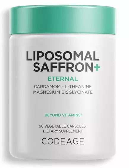 CodeAge Liposomal Saffron+ / Ліпосомальний шафран+ 90 капсул, фото 10 від магазину біодобавок nutrido.shop