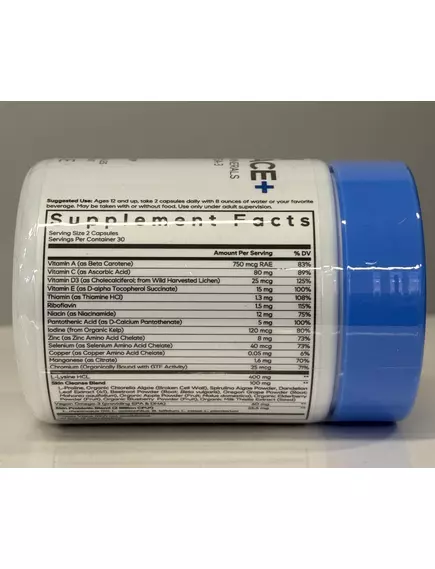 CODEAGE TEEN CLEARFACE VITAMINS / ВІТАМІНИ ДЛЯ ПІДЛІТКОВОЇ ШКІРИ 60 КАПСУЛ, фото 11 від магазину біодобавок nutrido.shop