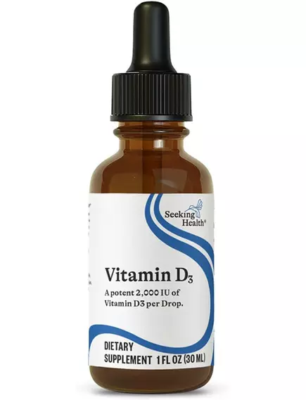 SEEKING OPTIMAL VITAMIN D DROPS / ВІТАМІН Д3 РІДКИЙ НА ОСНОВІ ОЛИВКОВОЇ ОЛІЇ 30 МЛ, фото 8 від магазину біодобавок nutrido.shop