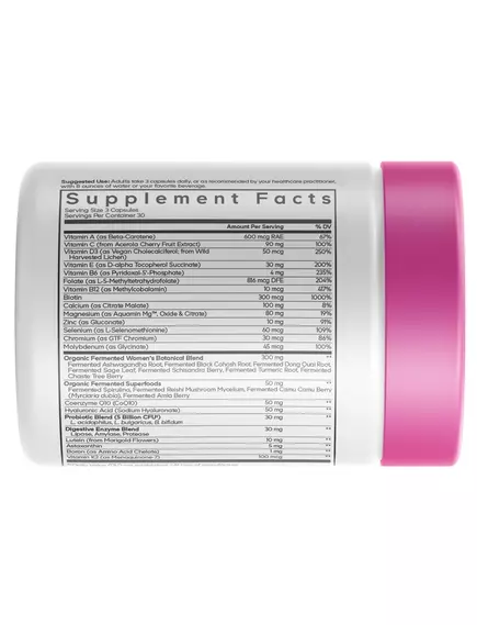 CodeAge Womens Daily Multivitamin 50+ / Мультивітамінний комплекс для жінок віком від 50 років 90 капсул, фото 11 від магазину біодобавок nutrido.shop