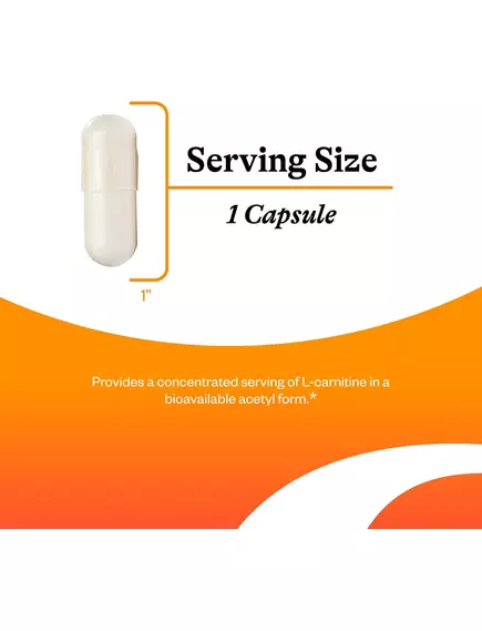 Seeking Health Acetyl-L-Carnitine / Ацетил-L-карнітин 500 мг 90 капсул, фото 4 в магазине биодобавок nutrido.shop