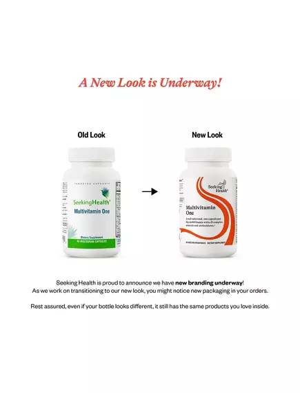 Seeking Health Multivitamin One / Мультивітаміни один раз на день 45 капсул, фото 4 від магазину біодобавок nutrido.shop
