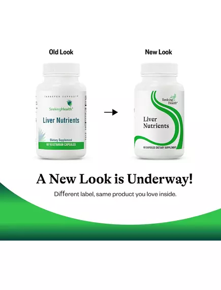 SEEKING HEALTH LIVER NUTRIENTS / ПОЖИВНІ РЕЧОВИНИ ДЛЯ ПЕЧІНКИ 60 КАПСУЛ, фото 2 від магазину біодобавок nutrido.shop
