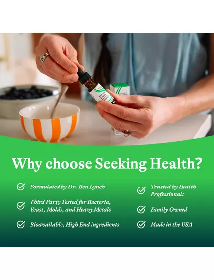 SEEKING HEALTH LACTASE DROPS / ЛАКТАЗА ФЕРМЕНТ ДЛЯ РОЗЩЕПЛЕННЯ ЛАКТОЗИ 15 МЛ, фото 8 від магазину біодобавок nutrido.shop