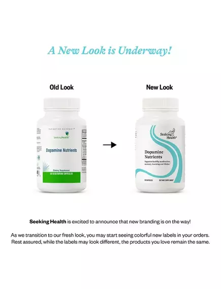 Seeking Health Dopamine Nutrients / Поживні речовини для вироблення дофаміну 60 капсул, фото 2 в магазине биодобавок nutrido.shop