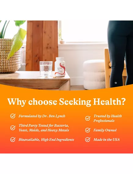 SEEKING HEALTH B COMPLEX PLUS / КОМПЛЕКС ВІТАМІНІВ ГРУПИ Б З ХОЛІНОМ 100 КАПСУЛ, фото 7 від магазину біодобавок nutrido.shop
