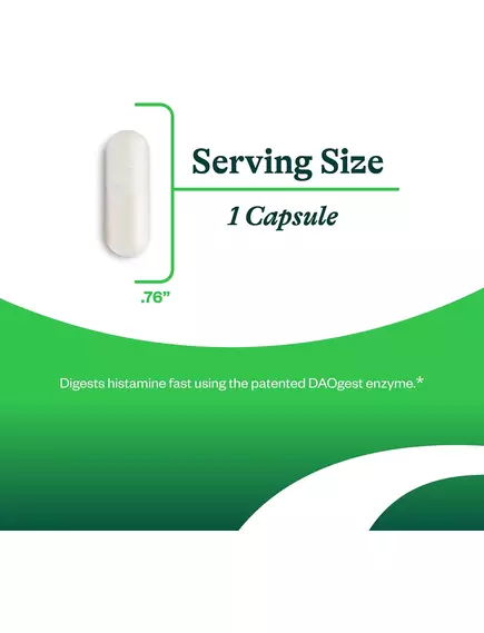 SEEKING HEALTH DAO ENZYME (FORMERLY HISTAMINE DIGEST) / БЛОКУВАННЯ ГІСТАМІНУ ДАО 30.000 30 КАПСУЛ, фото 4 від магазину біодобавок nutrido.shop