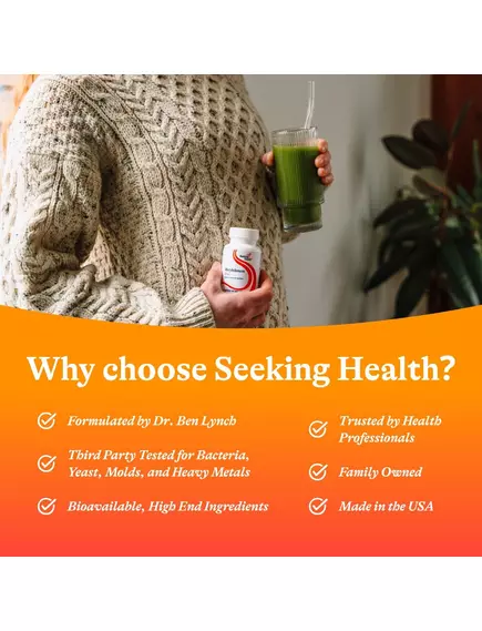 SEEKING HEALTH MOLYBDENUM / МОЛІБДЕН ДЛЯ МЕТАБОЛІЗМУ СІРКИ ТА СУЛЬФІТІВ 500 МГ 90 КАПСУЛ, фото 6 від магазину біодобавок nutrido.shop
