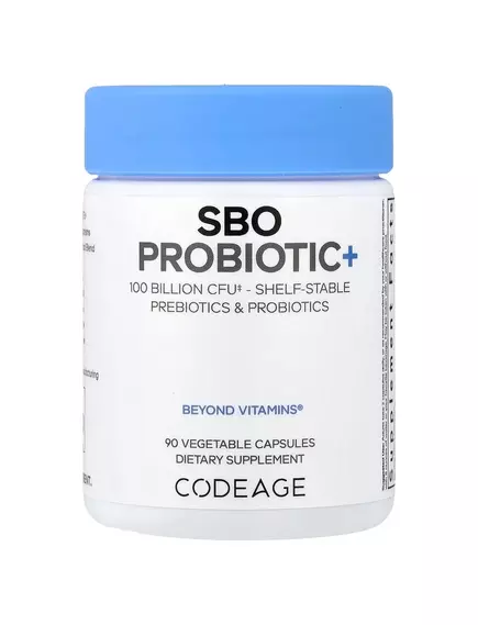 CODEAGE SBO PROBIOTIC + 100 BILLION CFUS / ГРУНТОВІ ПРОБІОТИКИ 100 МЛРД КУО 90 КАПСУЛ, фото 11 від магазину біодобавок nutrido.shop