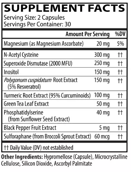 Neurobiologix Intracellular Detox Complex / Внутрішньоклітинний детокс-комплекс 60 капсул, фото 5 від магазину біодобавок nutrido.shop