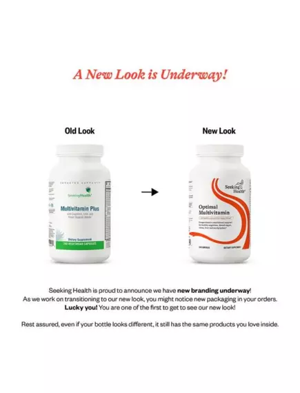 SEEKING HEALTH OPTIMAL MULTIVITAMIN PLUS / МУЛЬТИВІТАМІНИ ПЛЮС 240 КАПСУЛ, фото 3 від магазину біодобавок nutrido.shop