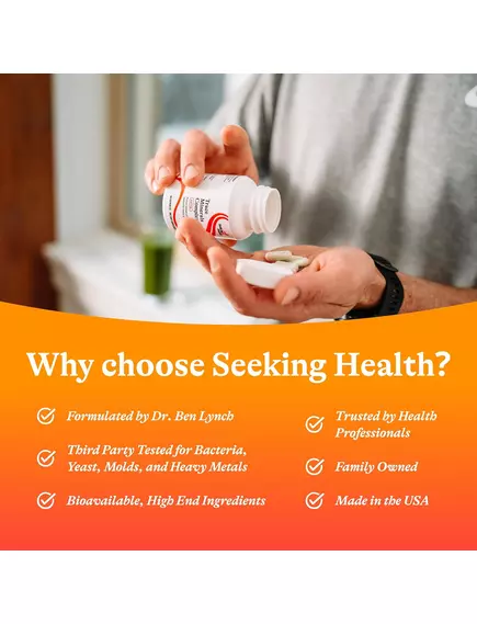 SEEKING HEALTH TRACE MINERALS COMPLEX / КОМПЛЕКС МІКРОЕЛЕМЕНТІВ БЕЗ ЗАЛІЗА 30 КАПСУЛ, фото 7 від магазину біодобавок nutrido.shop