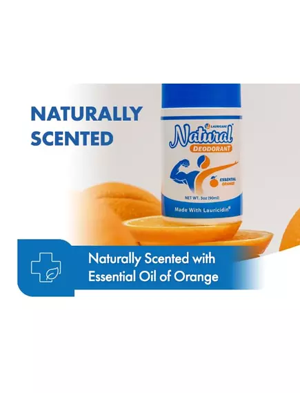 Lauricare Natural Deodorant / Роликовий дезодорант з Лаурисидином 90 мл, фото 7 в магазине биодобавок nutrido.shop