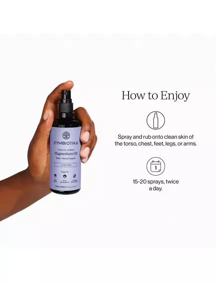 Cymbiotika Topical Magnesium Oil Spray / Магниевое масло спрей топический 100 мл, фото 7 в магазине биодобавок nutrido.shop