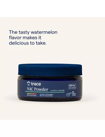 Trace Minerals NAC N-Acetyl L-Cysteine / НАК N-ацетил-L-цистеин вкус арбуза 75 г, фото 15 в магазине биодобавок nutrido.shop