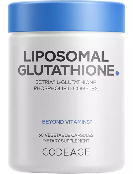 CODEAGE LIPOSOMAL GLUTATHIONE / ЛІПОСОМАЛЬНИЙ ГЛУТАТІОН 60 КАПСУЛ, фото 10 від магазину біодобавок nutrido.shop