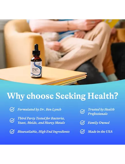 SEEKING HEALTH VITAMIN D3+K2 DROPS / ВІТАМІН Д3+К2 РІДКИЙ 30 МЛ, фото 8 від магазину біодобавок nutrido.shop