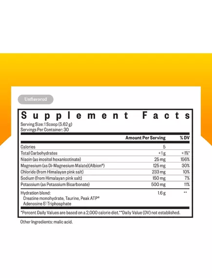 SEEKING HEALTH OPTIMAL ELECTROLYTE UNFLAVORED / ОПТИМАЛЬНІ ЕЛЕКТРОЛІТИ БЕЗ СМАКОВИХ ДОБАВОК 168,6 Г, фото 2 від магазину біодобавок nutrido.shop