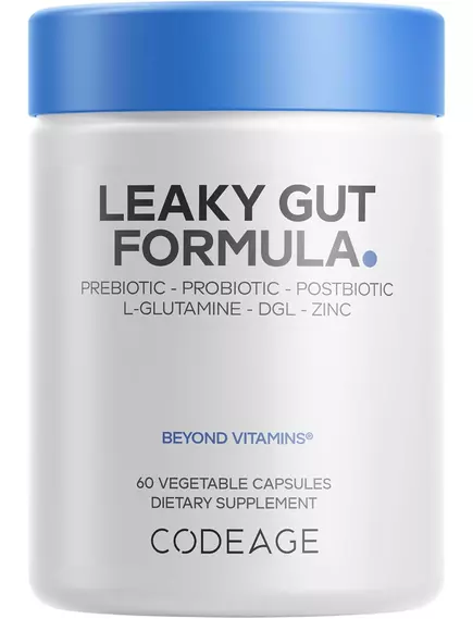 CODEAGE LEAKY GUT FORMULA / КОМПЛЕКСНА ДОБАВКА ДЛЯ ЛІКУВАННЯ КИШКІВНИКА 60 КАПСУЛ, фото 17 від магазину біодобавок nutrido.shop