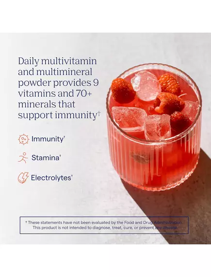 Trace Minerals  Power Pak Raspberry/ Вітамін C + електроліти + мультивітаміни Малина 30 саше, фото 12 від магазину біодобавок nutrido.shop