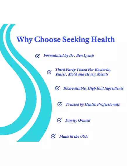 Seeking Health Serotonin Nutrients / Поживні речовини для вироблення серотоніну 60 капсул, фото 10 від магазину біодобавок nutrido.shop