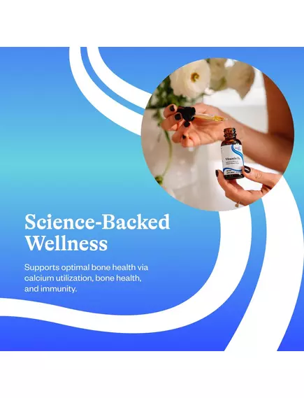 Seeking Health Optimal Vitamin D Drops / Витамин Д3 жидкий на основе оливкового масла 30 мл, фото 5 в магазине биодобавок nutrido.shop