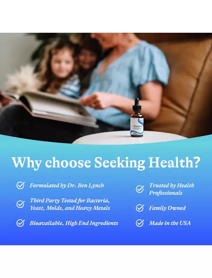 Seeking Health Optimal Vitamin D Drops / Витамин Д3 жидкий на основе оливкового масла 30 мл, фото 7 в магазине биодобавок nutrido.shop