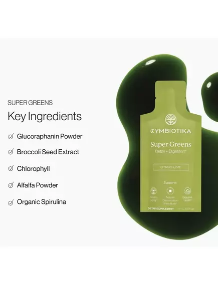 CYMBIOTIKA SUPER GREENS / БІОДОСТУПНИЙ КОМПЛЕКС ЗЕЛЕНІ З ХЛОРОФІЛОМ 30 САШЕ, фото 11 від магазину біодобавок nutrido.shop