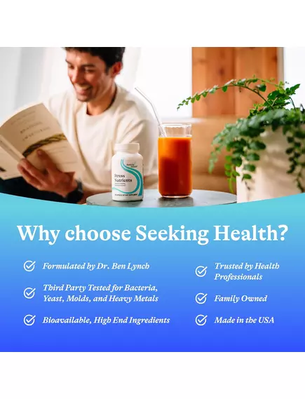 Seeking Health Stress Nutrients(Form Adrenal Nutrients)/ Питательные вещества для надпочечников 90 к, фото 8 в магазине биодобавок nutrido.shop