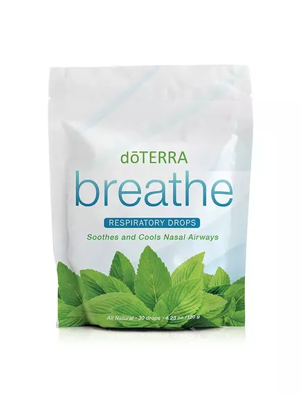 DoTERRA Breathe Respiratory Drops / Дыхание леденцы с эфирными маслами 30 шт в магазине биодобавок nutrido.shop