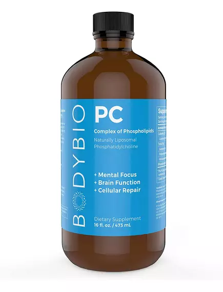 BodyBio PC Phosphatidylcholine / Фосфатидилхолин Повышение памяти и внимания 473 мл в магазине биодобавок nutrido.shop