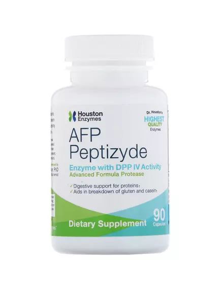 Houston Enzymes AFP peptizyde / АФП-пептизид, 90 капсул в магазине биодобавок nutrido.shop