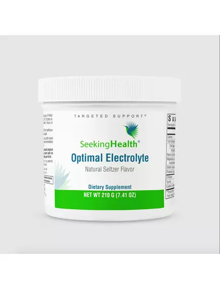 Seeking Health Optimal Electrolyte Seltzer / Оптимальные электролиты натуральный вкус 210 г в магазине биодобавок nutrido.shop