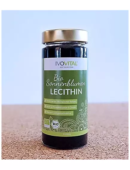 Ivovital Organic Sunflower Lecithin / Органический лецитин из подсолнечника 275 мл в магазине биодобавок nutrido.shop