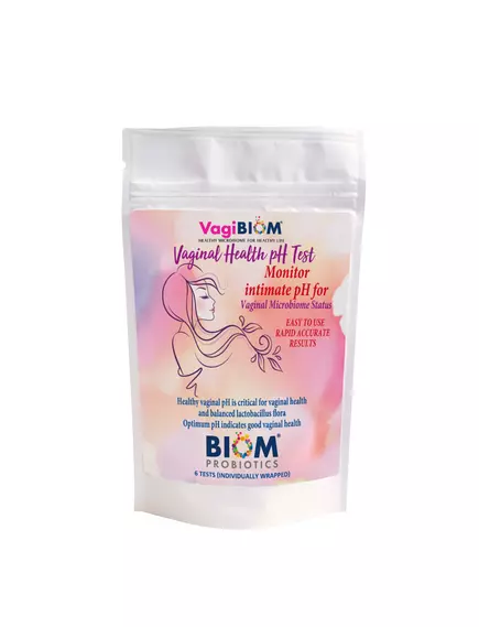Biom Probiotics Vaginal pH Test / Вагинальный pH тест 6 штук в магазине биодобавок nutrido.shop