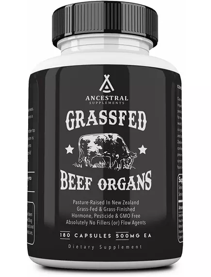 Ancestral Supplements Beef Organs / Говяжьи органы 180 капсул в магазине биодобавок nutrido.shop
