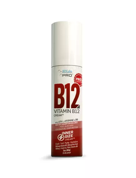 BIOLabs PRO Cream B12 / Метил Б 12 крем 85 грамм в магазине биодобавок nutrido.shop