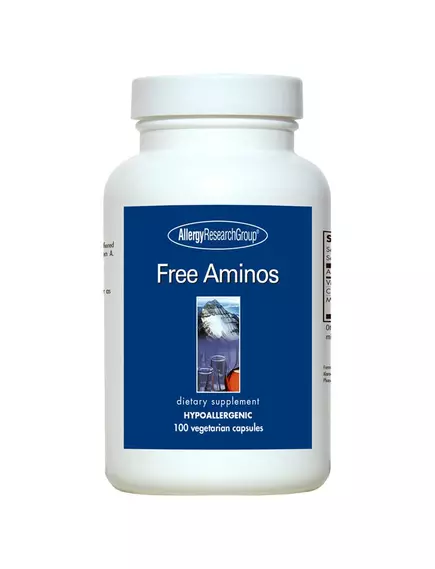 Allergy Research Free Aminos / Аминокислоты в свободной форме 100 капсул в магазине биодобавок nutrido.shop
