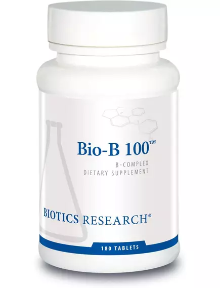 Biotics Research Bio-B 100 / Комплекс витаминов группы Б 180 таблеток в магазине биодобавок nutrido.shop