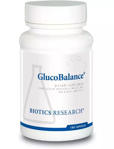 Biotics Research GlucoBalance / ГлюкоБаланс поддержка здорового уровня сахара в крови 180 капсул в магазине биодобавок nutrido.shop