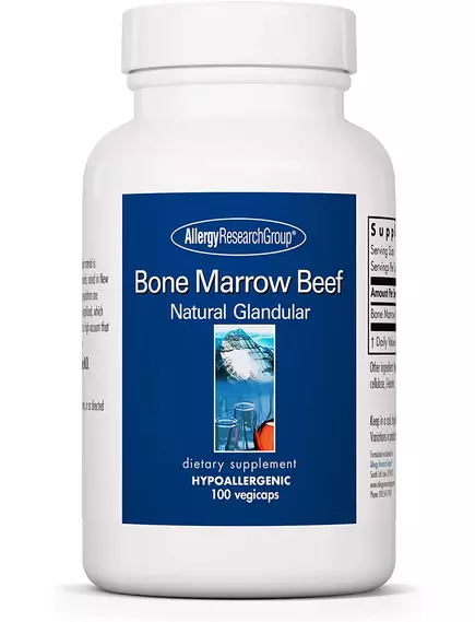 Allergy Research Bone Marrow Beef / Костный мозг говяжий 100 капсул в магазине биодобавок nutrido.shop