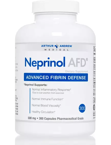 Arthur Andrew Neprinol / Непринол системные ферменты для здорового кровообращения 300 капсул в магазине биодобавок nutrido.shop